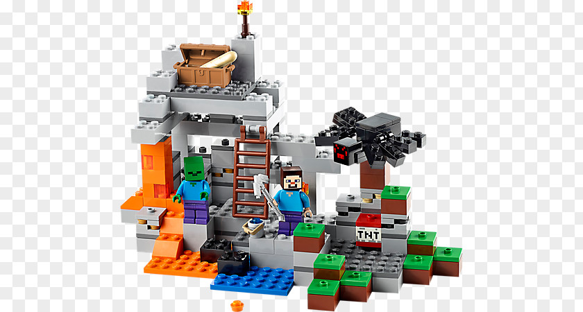 Lego Minecraft Amazon.com LEGO 21113 The Cave PNG