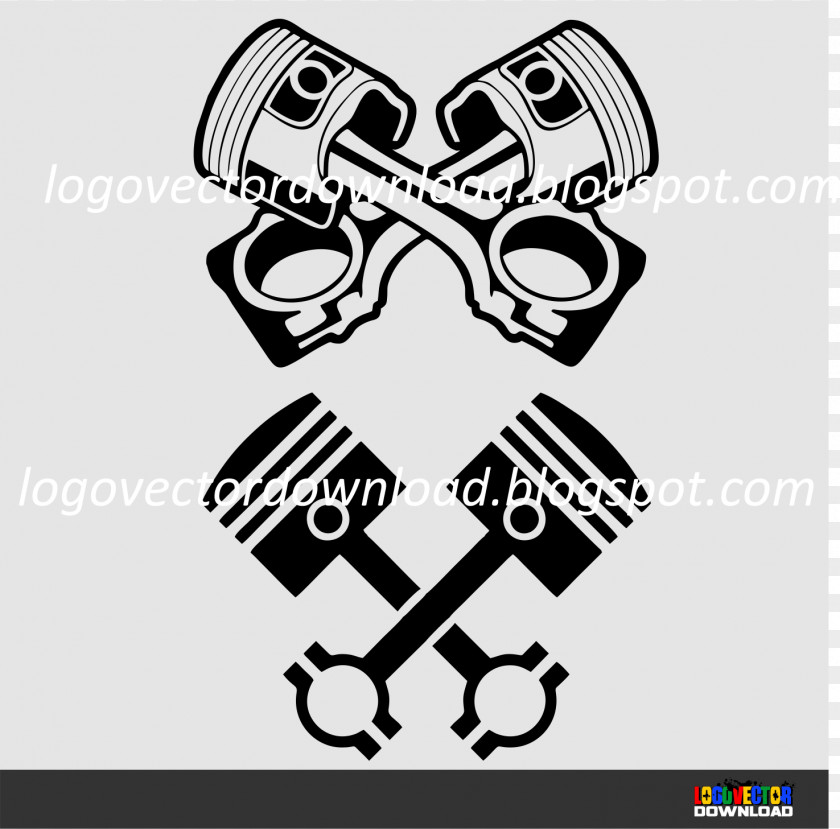 Zipper Car Piston Motorcycle Decal Sticker PNG