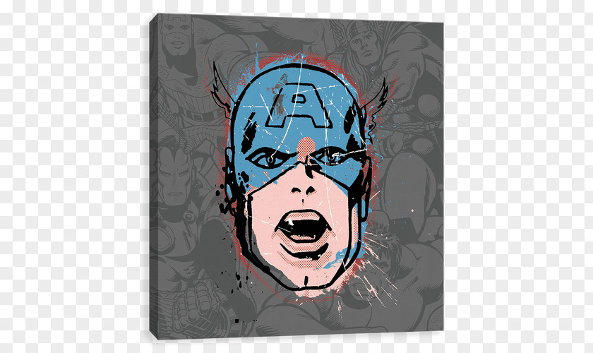 Captain America Wall Decal Cartoon Comics PNG