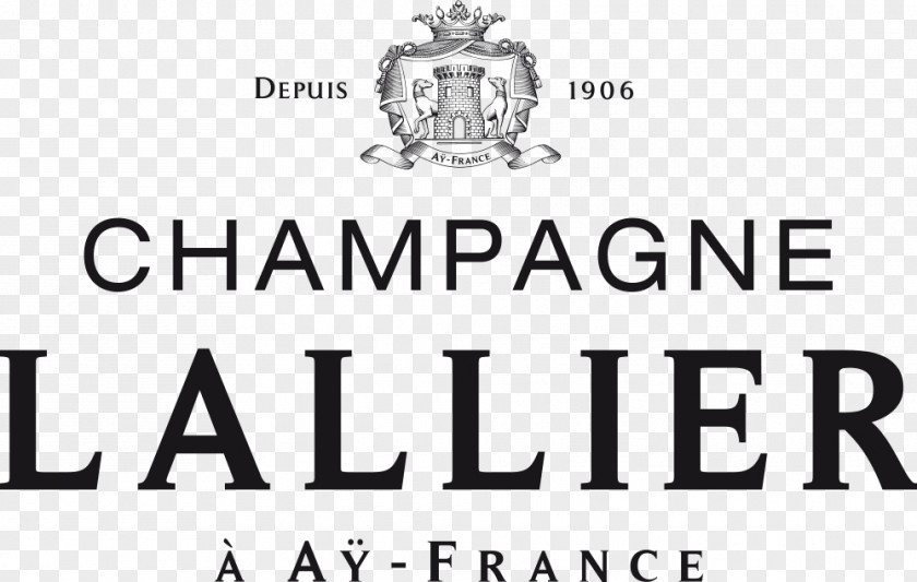 Champagne Lallier Logo France Brand PNG