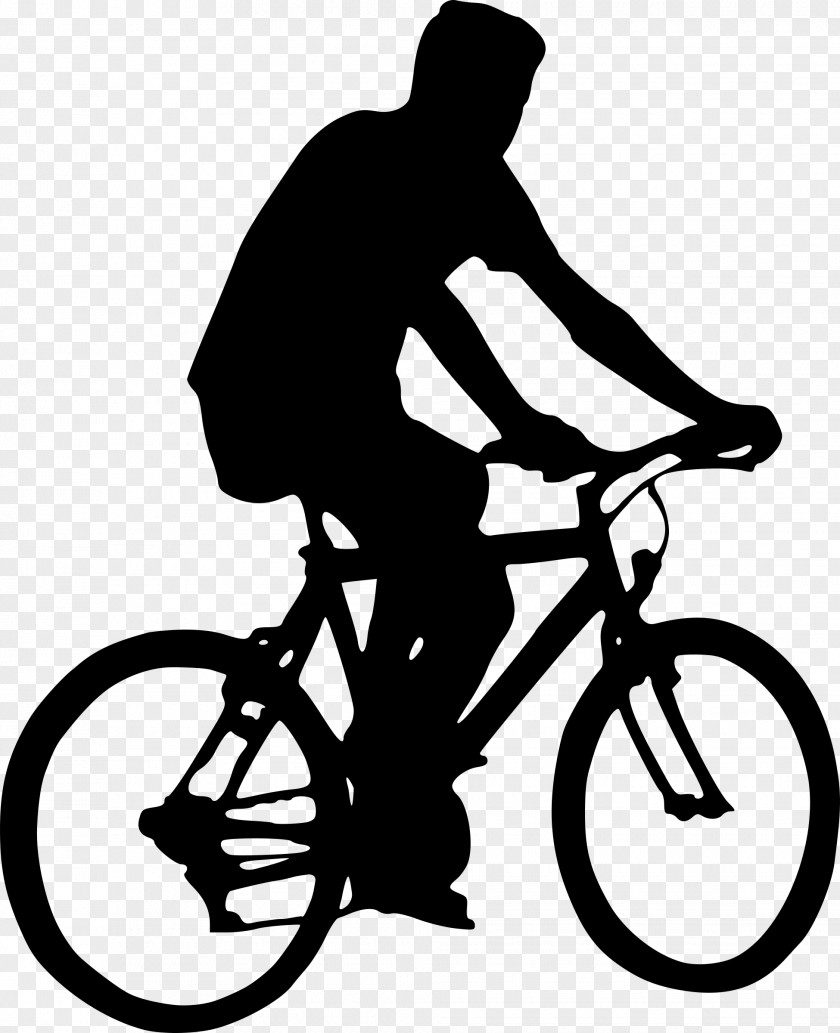 Cycling Bicycle Silhouette Clip Art PNG