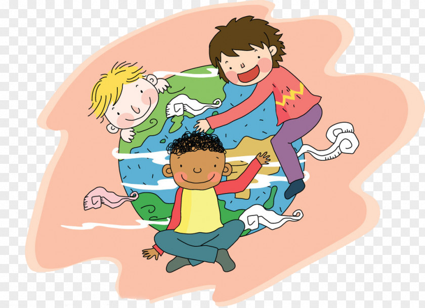 Family World Illustration PNG