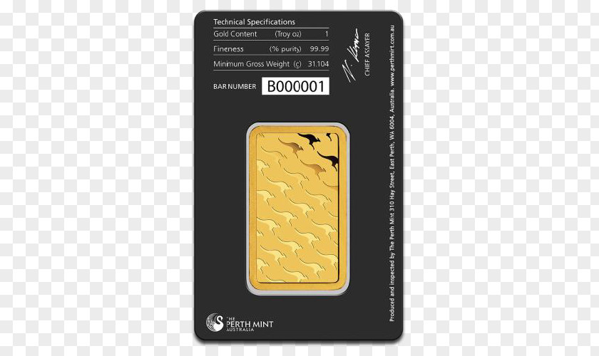 Gold Perth Mint Bar Bullion As An Investment PNG