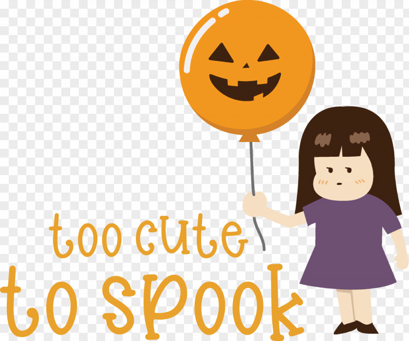 Halloween Too Cute To Spook Spook PNG