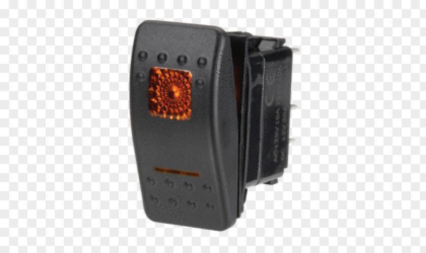Illuminated Rocker Switch Electronic Component Electrical Switches Push-button Light-emitting Diode Przełącznik PNG