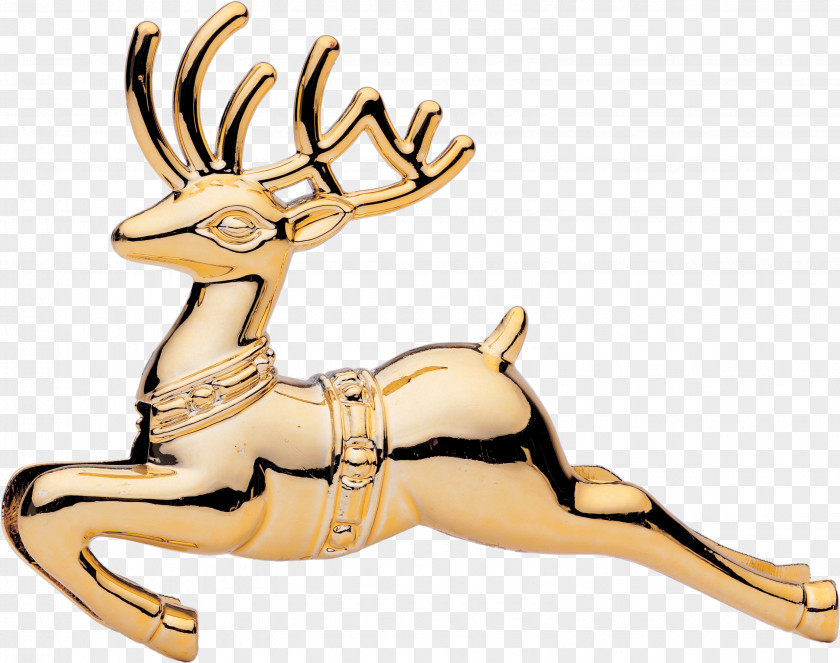 Reindeer Santa Claus Christmas PNG