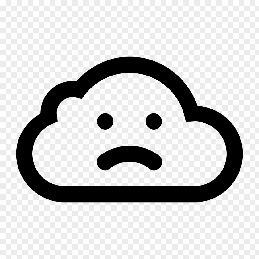 Sad Cloud Computing Sadness Clip Art PNG