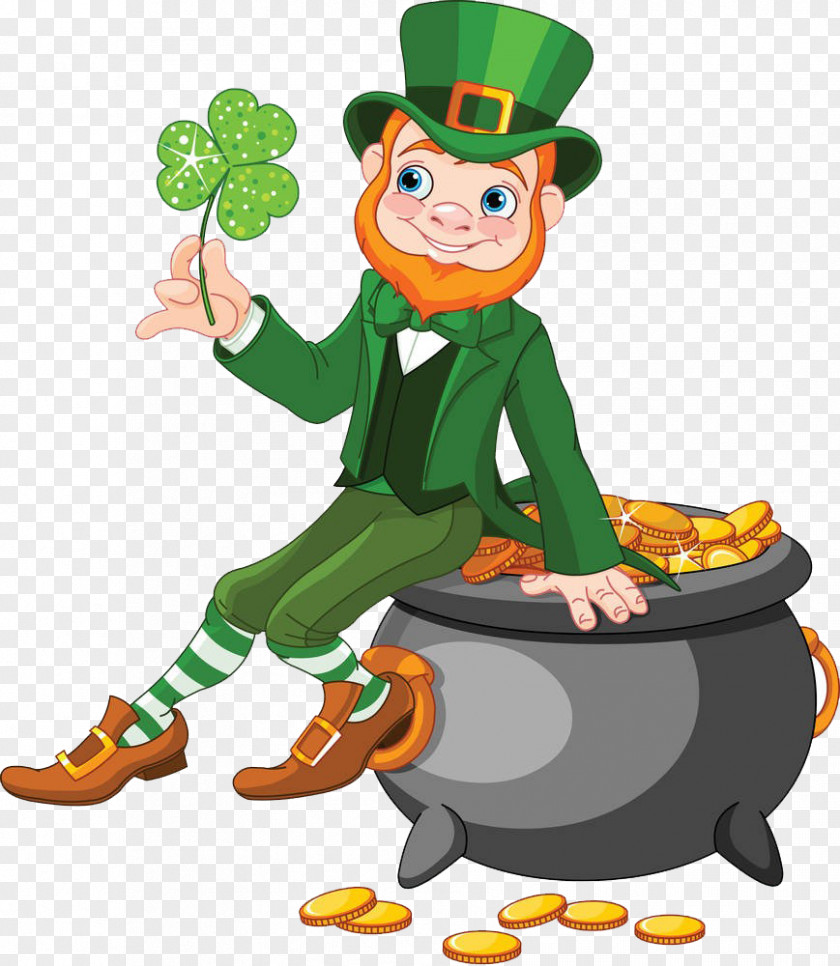 Gold And Lucky Person Leprechaun Stock Photography Illustration PNG