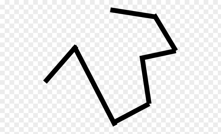 Irregular Line Angle PNG