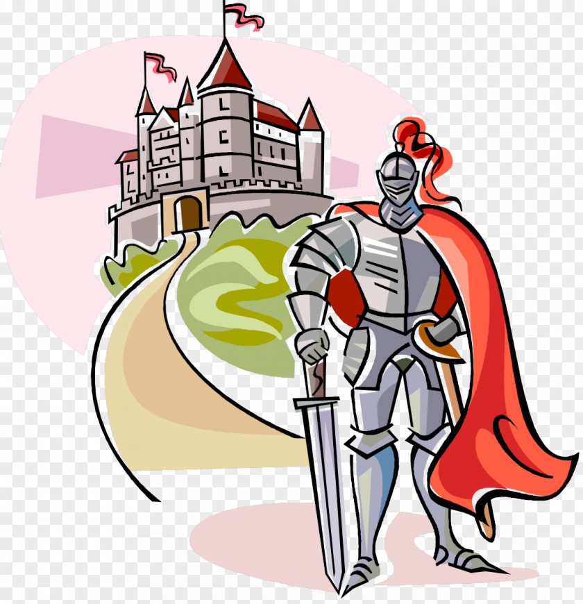 Knight Middle Ages Knights & Castles Clip Art PNG