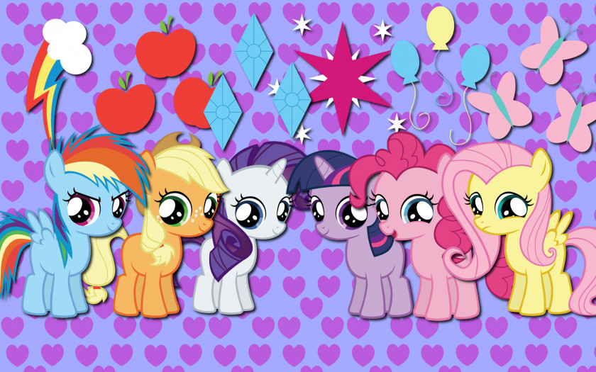 My Little Pony Twilight Sparkle Pinkie Pie Rainbow Dash Rarity Applejack PNG