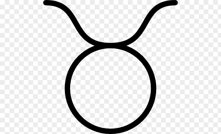 Taurus Astrology Symbol PNG