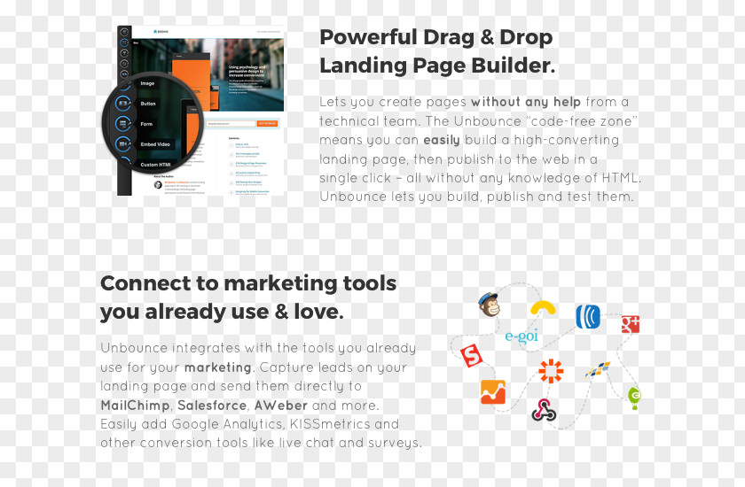 Unbounce Landing Page Brand PNG