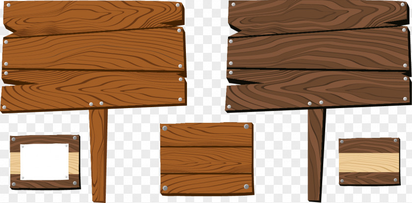 Billboard Material Vector Wood PNG