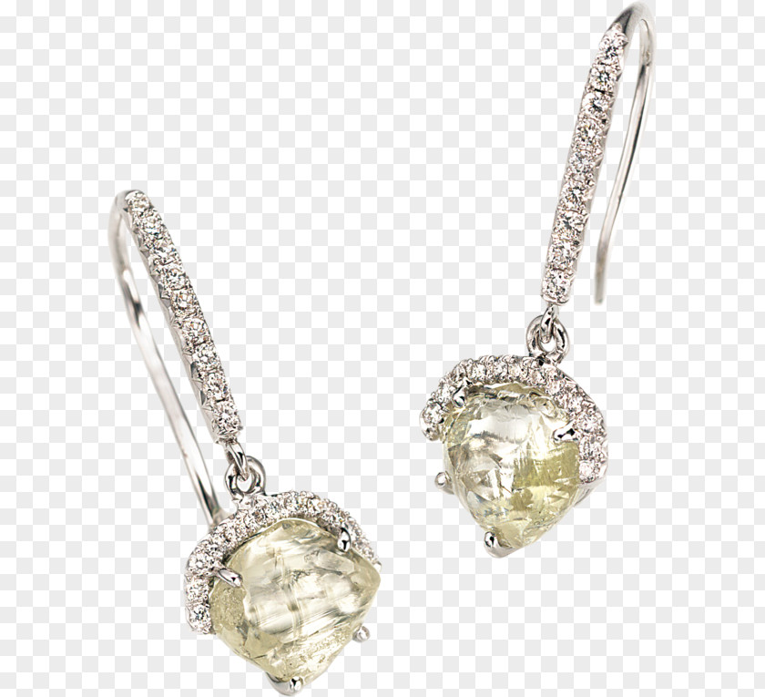 Champagne Bubble Earring Jewellery Rough Diamond Gemstone PNG