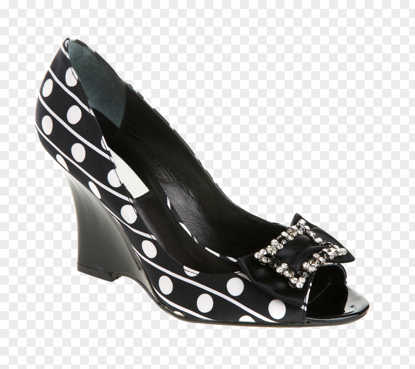 Dot High Heels Court Shoe High-heeled Footwear Fashion Blouse PNG