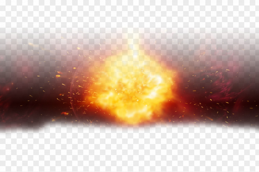 Fire Effects Light Explosion Red Icon PNG