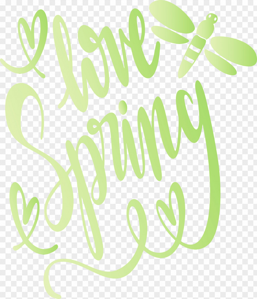 Font Text Green Leaf Calligraphy PNG