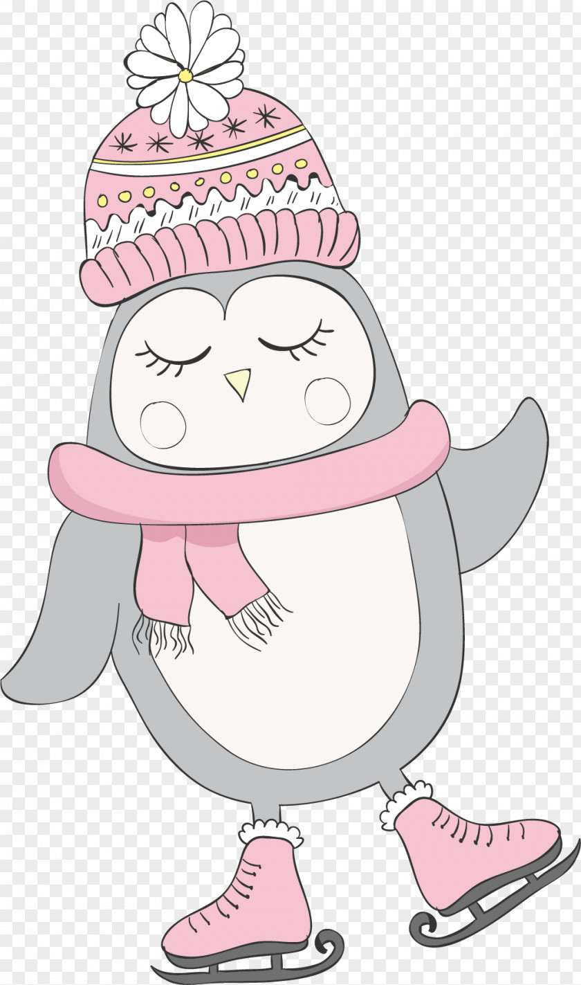 Penguin Cartoon Illustration PNG