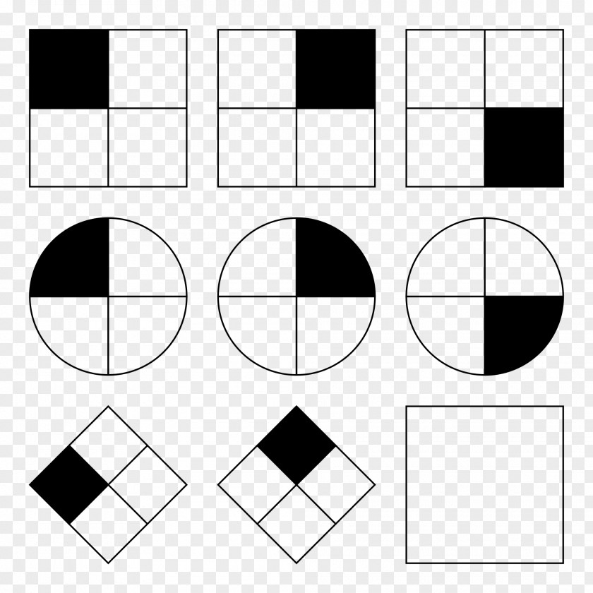 Ryan Mason Raven's Progressive Matrices Intelligence Quotient Test Matrix PNG