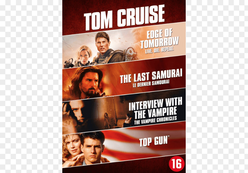Tom Cruise Laugh Display Advertising Poster Top Gun Warner Home Video DVD PNG
