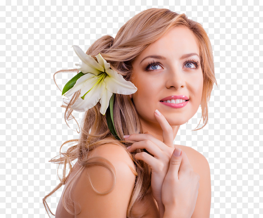 Beauty Woman Parlour Facial Massage Hairstyle PNG