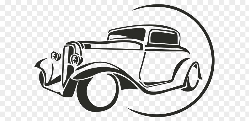 Car Classic Drawing PNG