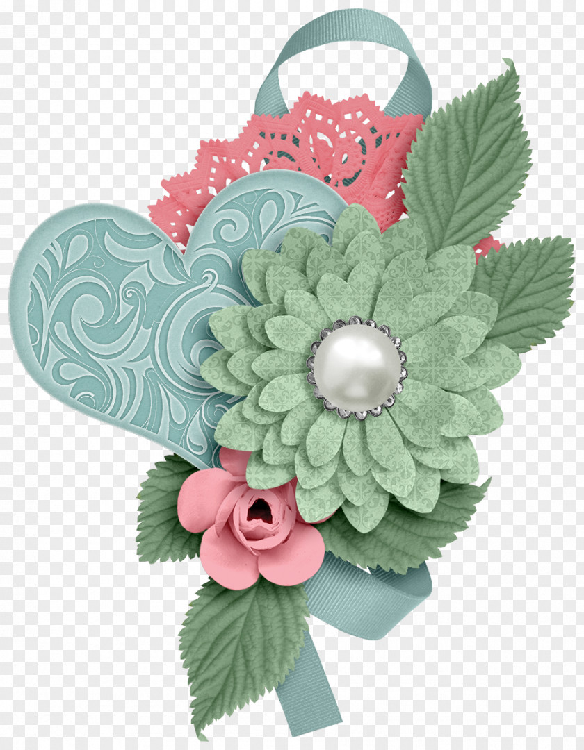 Flower Scrapbooking Embellishment Clip Art PNG
