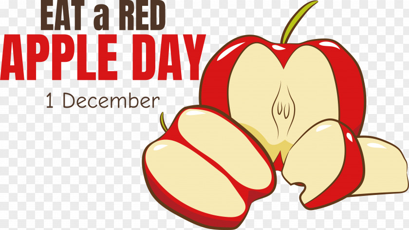 Red Apple Eat A Red Apple Day PNG