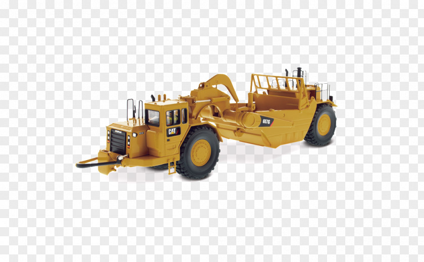 Tractor Caterpillar Inc. Wheel Tractor-scraper Die-cast Toy Heavy Machinery 1:50 Scale PNG