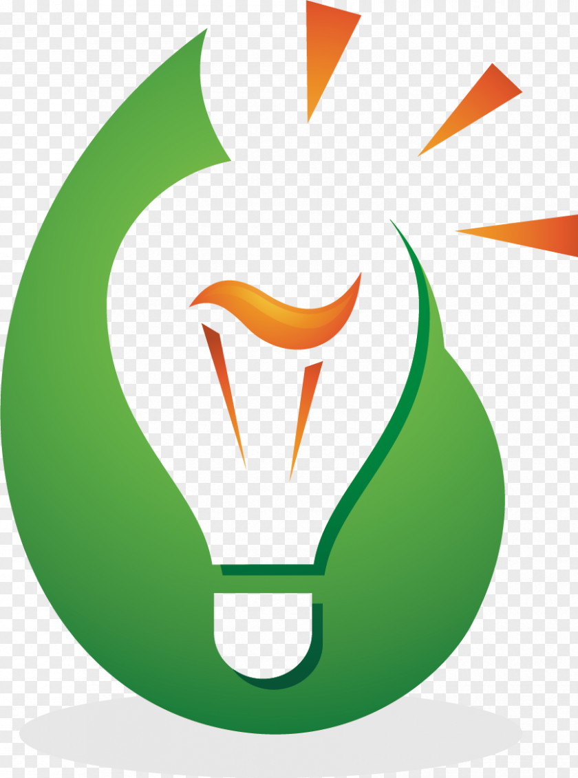 Abstract Light Bulb Stock Image Art Logo PNG