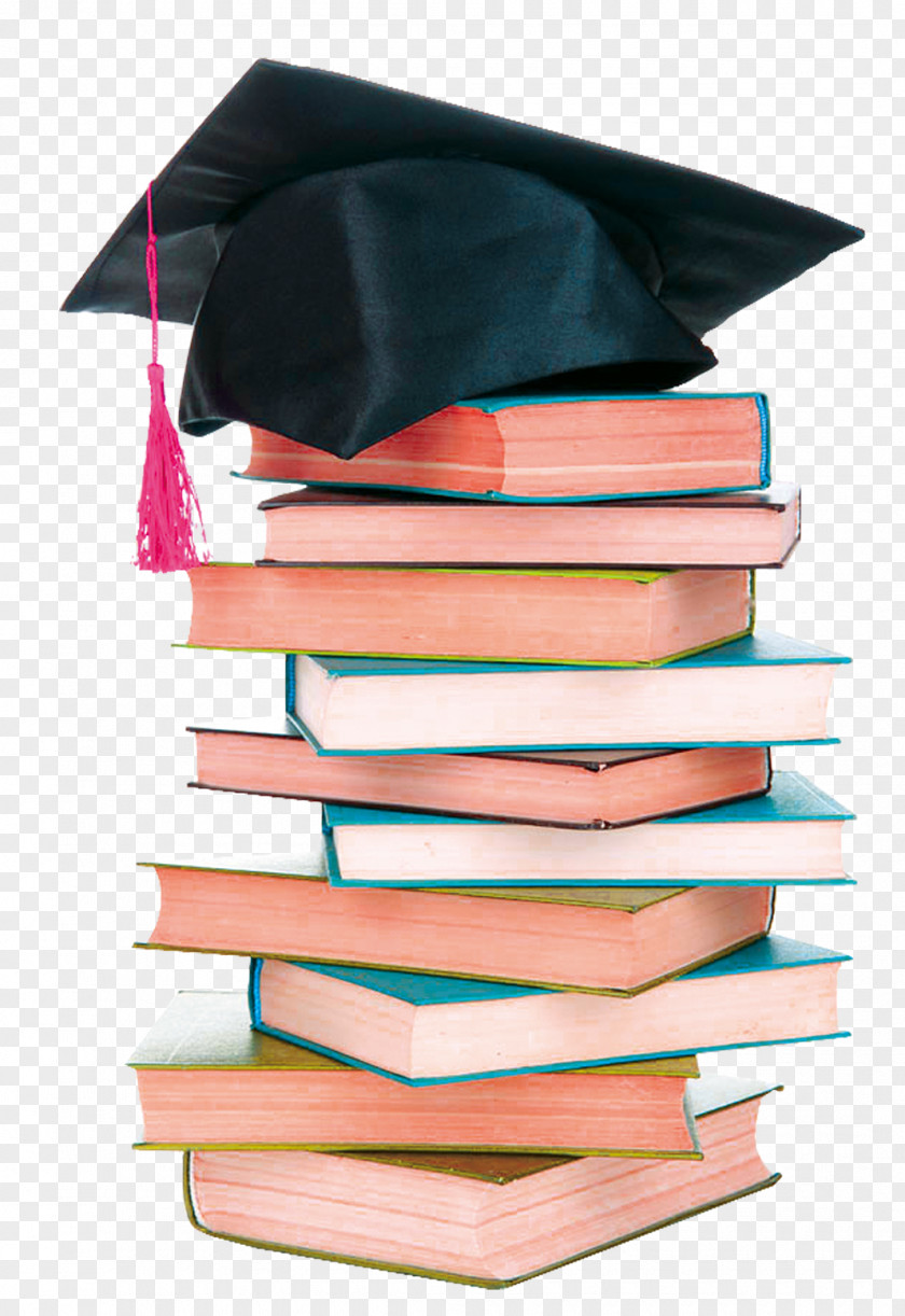 Book Graduation Ceremony Square Academic Cap Hat Education PNG
