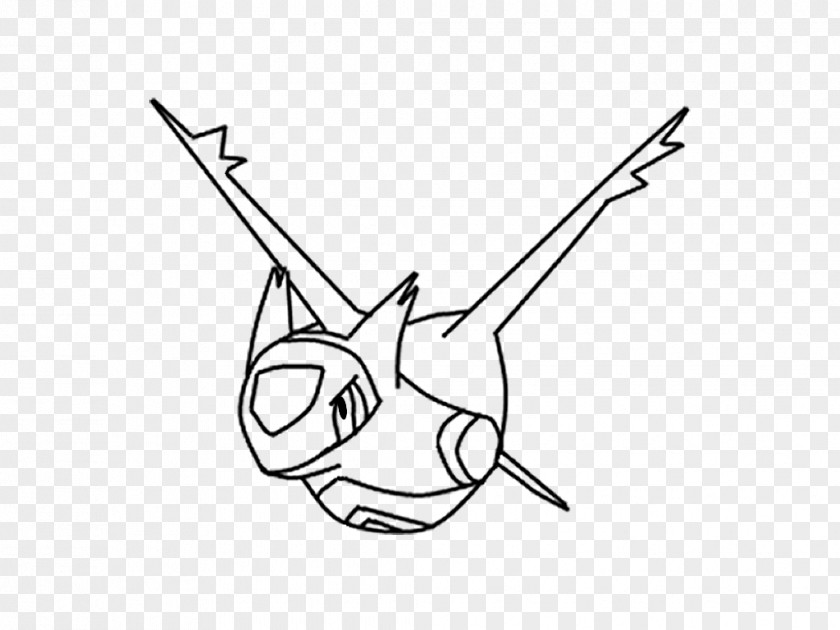 Dragon Fc Latias Latios Line Art Coloring Book Drawing PNG