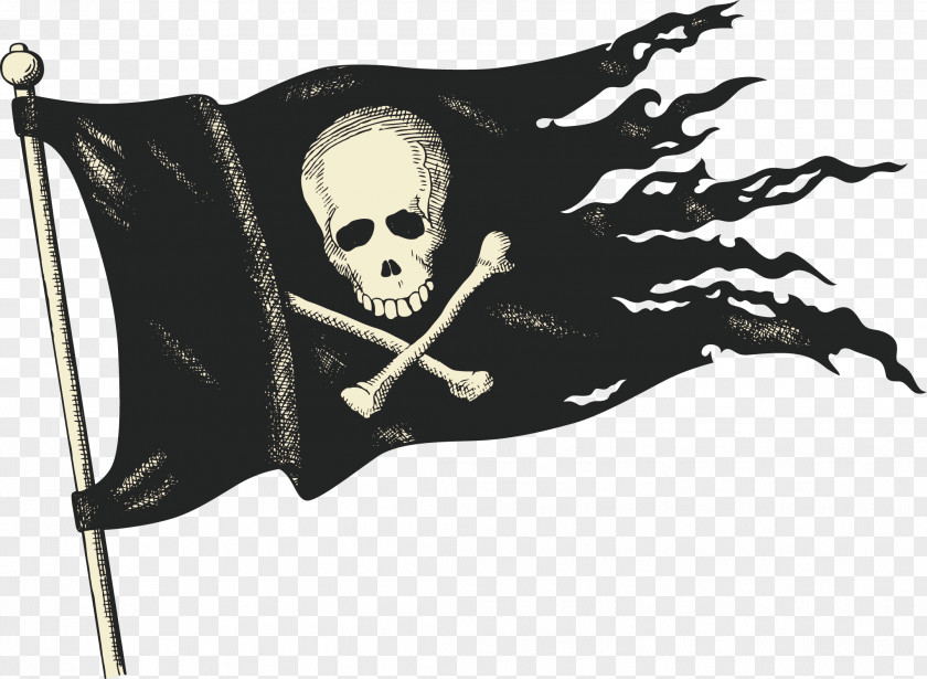 Skeleton Flag Vector Mutiny Festival Royalty-free Logo Illustration PNG