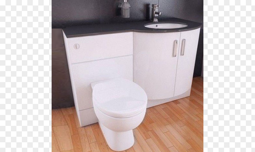 Toilet Pan & Bidet Seats Bathroom Cabinet Tap Suite PNG