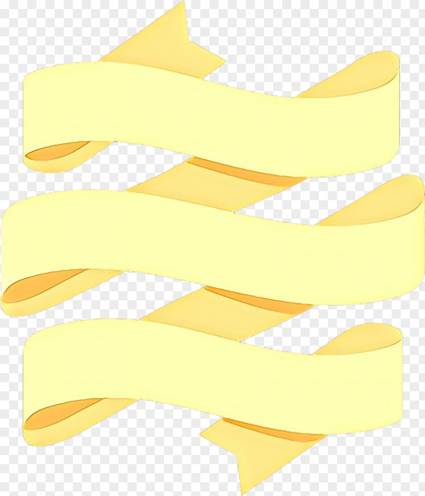 Yellow Line Material Property Font Ribbon PNG