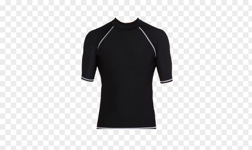 Black Men's Short Sleeve Winter Swimsuit T-shirt Armani Polo Shirt PNG