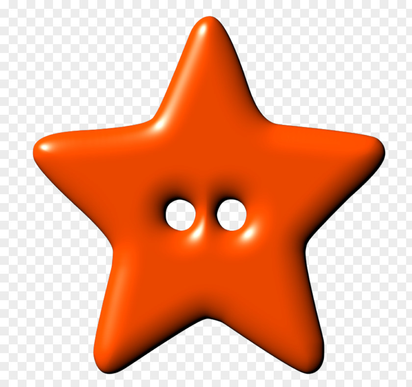 Five-pointed Star-shaped Buttons Pentagram Button Creativity PNG