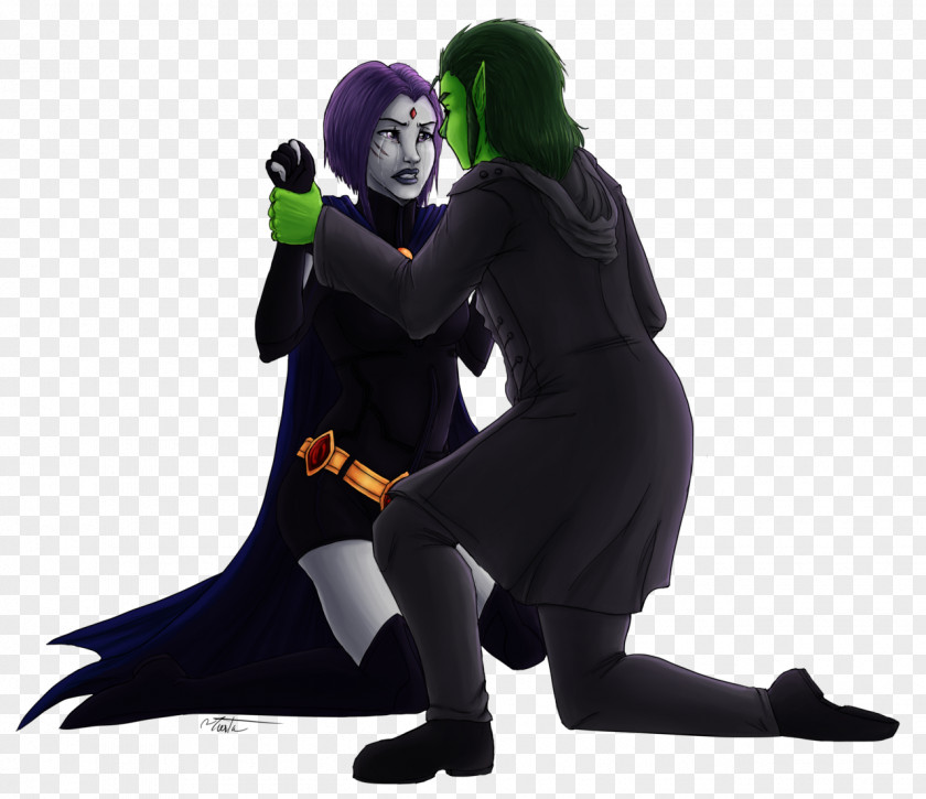 Guilt Raven Beast Boy Fan Art Teen Titans PNG