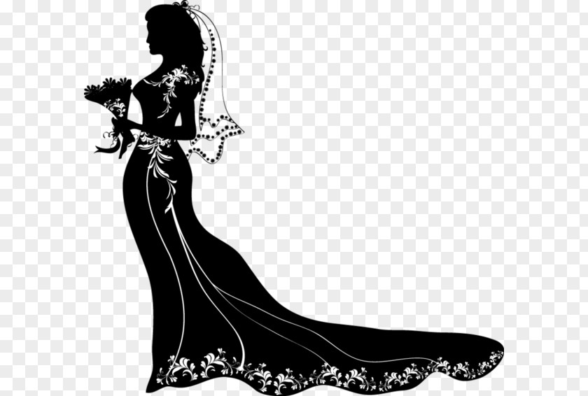 Noivos Silhouette Marriage PNG