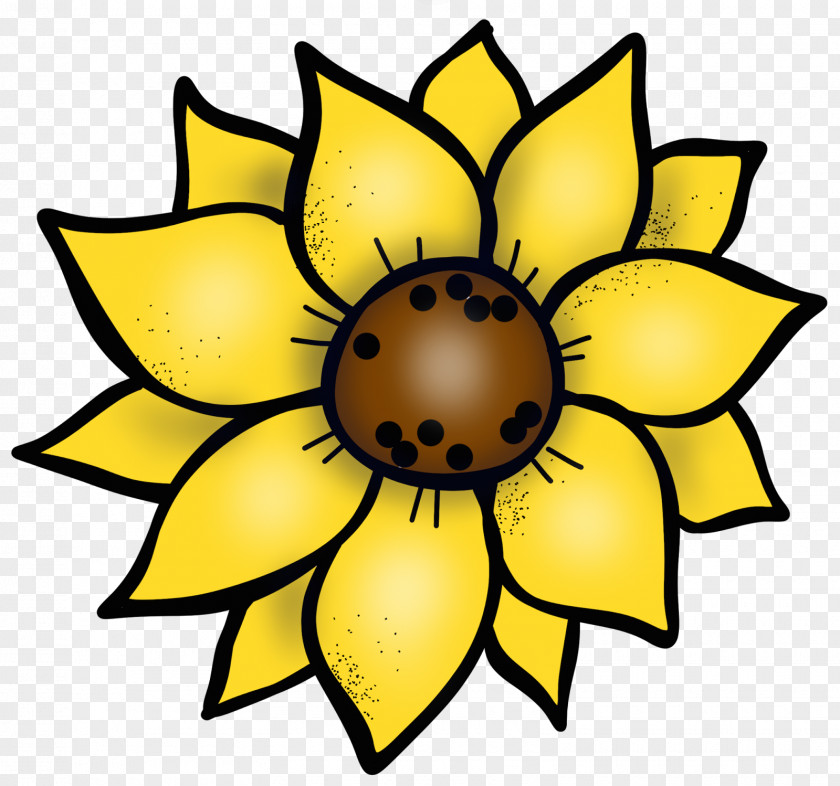 Oh The Places You'll Go Common Sunflower Seed Cut Flowers Symmetry Clip Art PNG