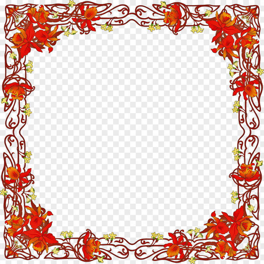 Rectangle Interior Design Floral PNG