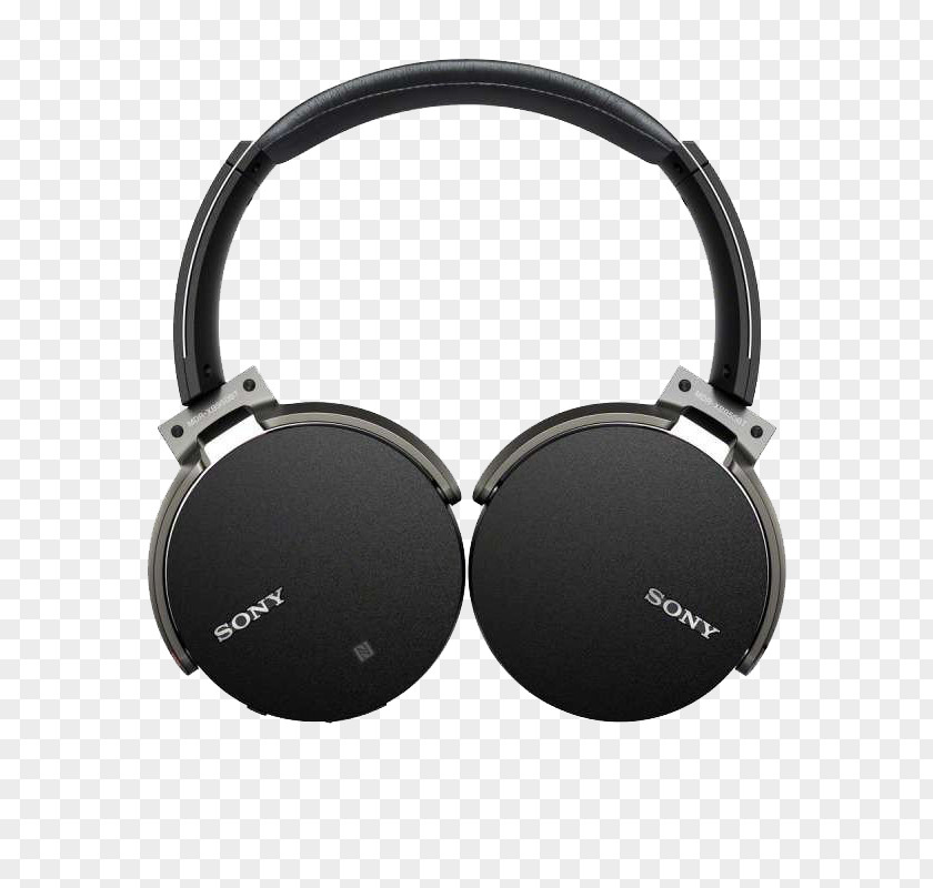 Sony Headset Bluetooth Black Microphone Headphones Wireless Bass PNG