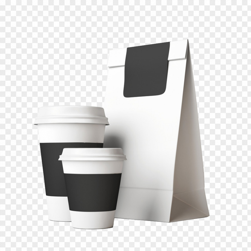 Takeout Bag Coffee Paper Cup PNG