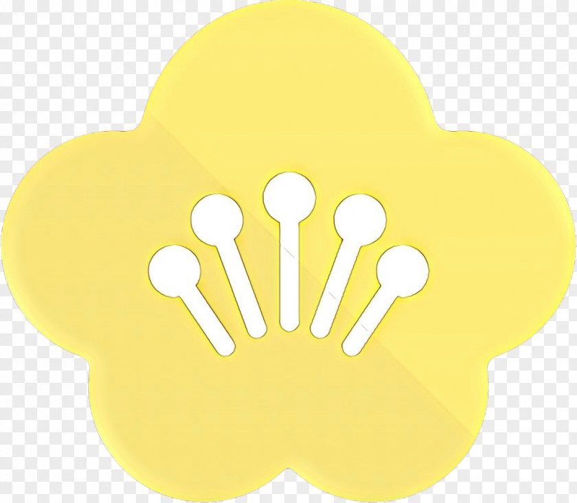 Yellow Hand Cloud Gesture Logo PNG