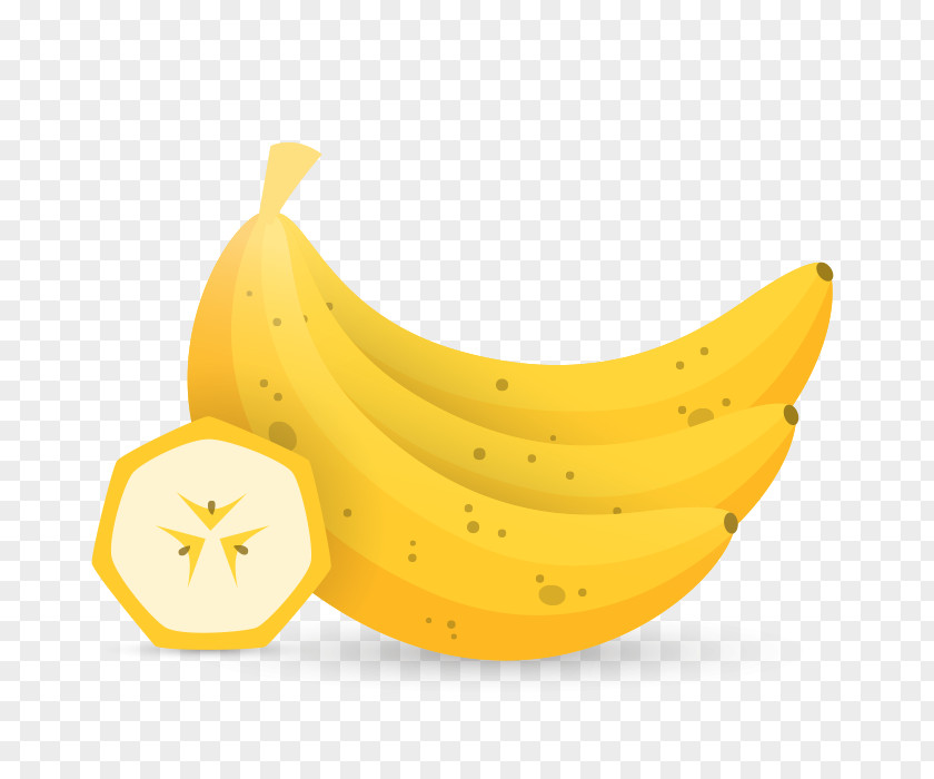 Cartoon Banana Icon PNG