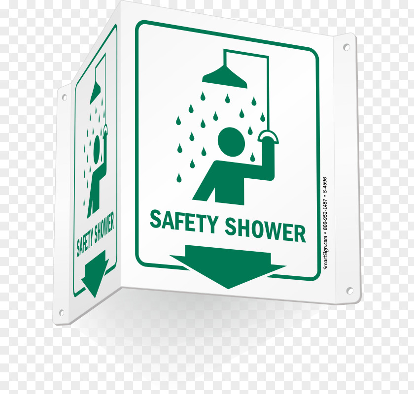 Emergency Shower Evacuation Signage Eyewash Exit Sign PNG