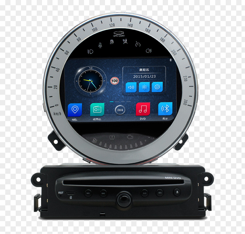 Hang Hing Capacitive Screen BMW Race Car Navigation 2007 MINI Cooper 2006 PNG