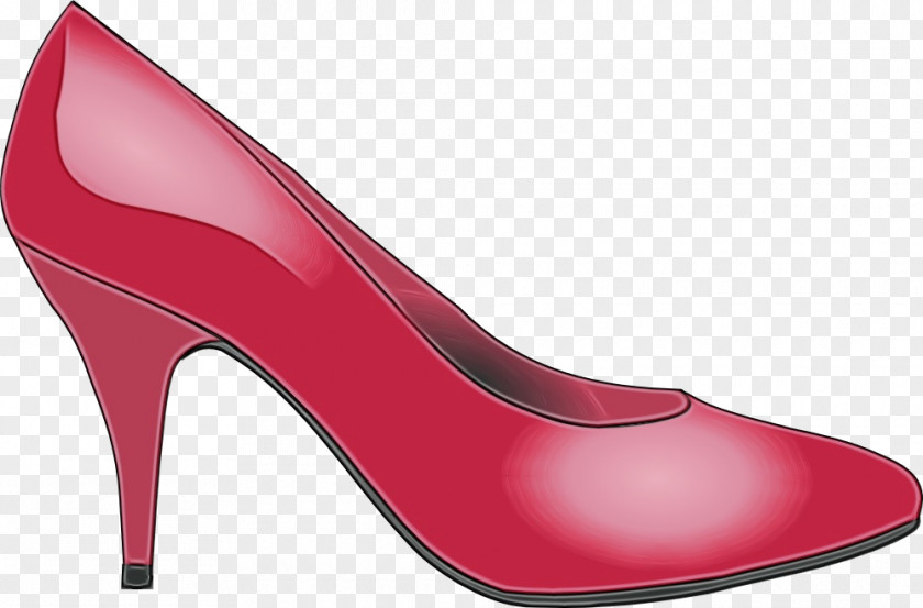 Carmine Magenta Footwear High Heels Red Basic Pump Shoe PNG