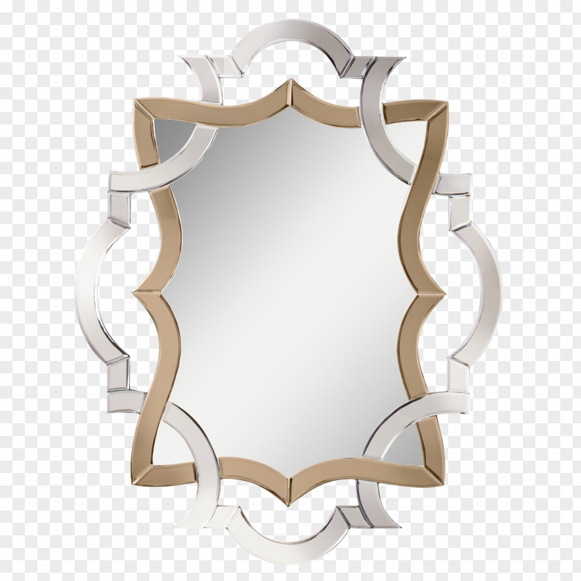 Mirror Bathroom Gold Silver Glass PNG
